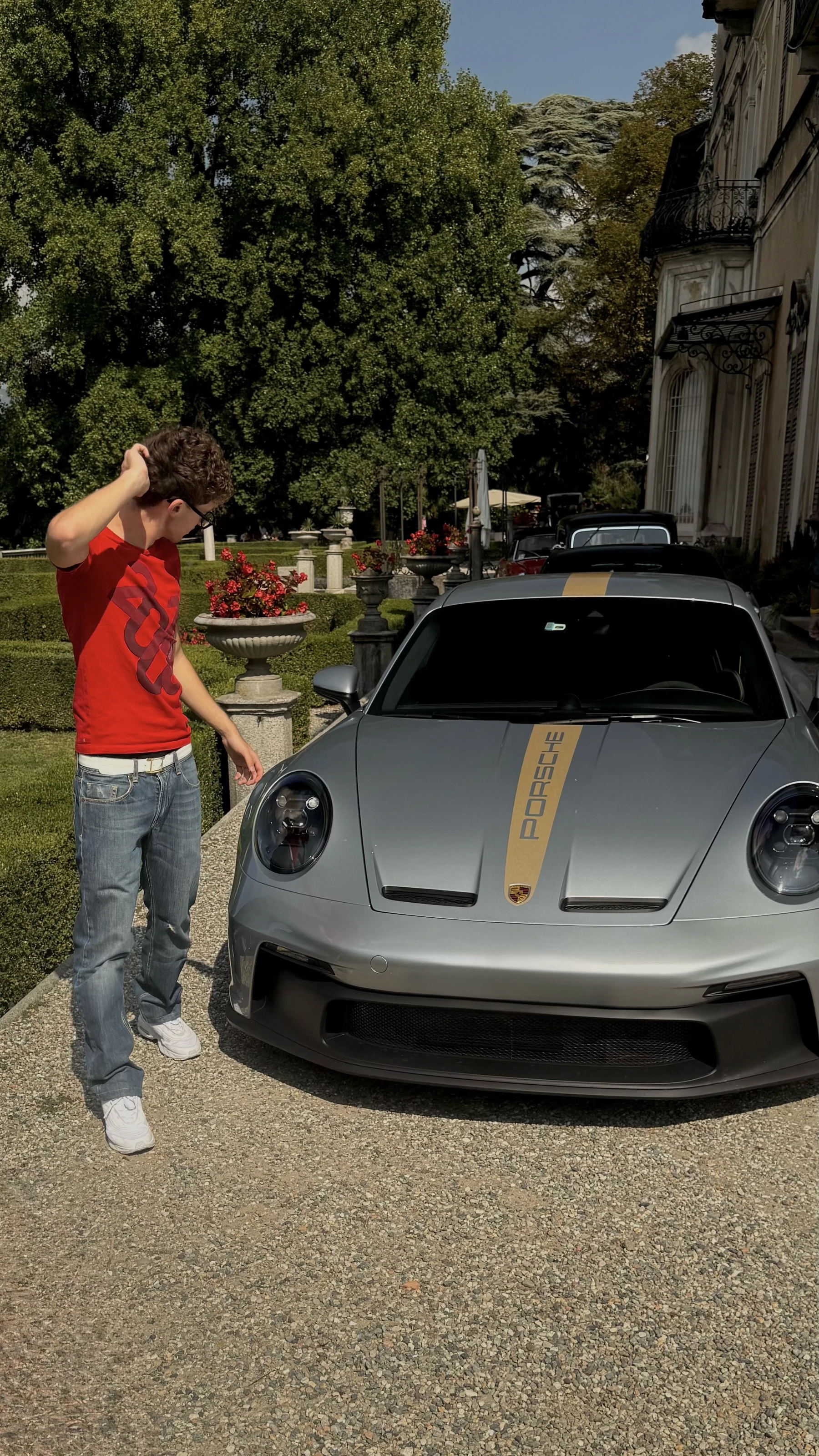 Portrait of Lorenzo Giarnetti, automotive photographer in Varese